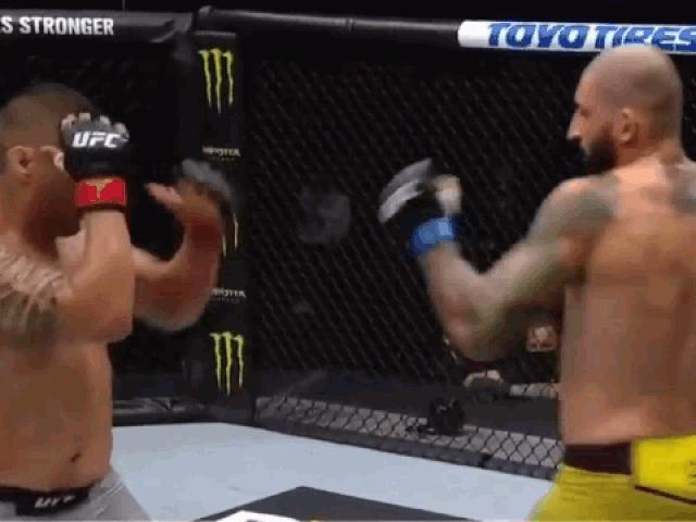 Media - Dính cú đấm cực độc, võ sĩ quay cuồng rồi nằm dài trên sàn đấu