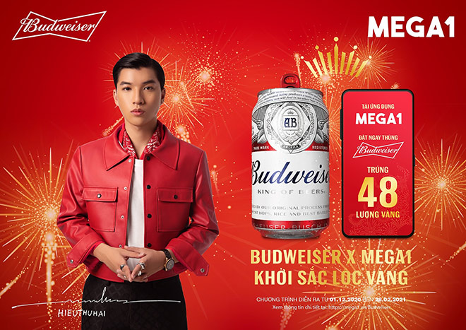 Chương trình “Khởi sắc lộc vàng” kết hợp giữa Budweiser và Mega1 đang thu hút đông đảo người tiêu dùng tham gia