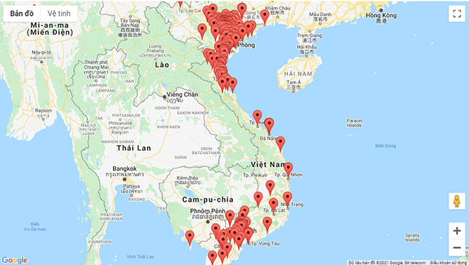 Hệ thống phân phối của sữa hoàng gia Royal Ausnz đã phủ khắp mọi miền Tổ quốc