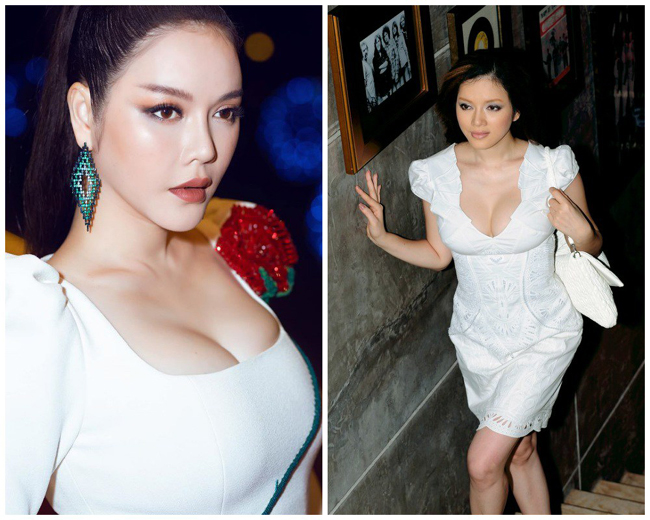 Trước đây hay hiện tại, nữ diễn viên &#34;Gió nghịch mùa&#34; đều cho thấy sự tự tin khi diện các trang phục khoe ngực.
