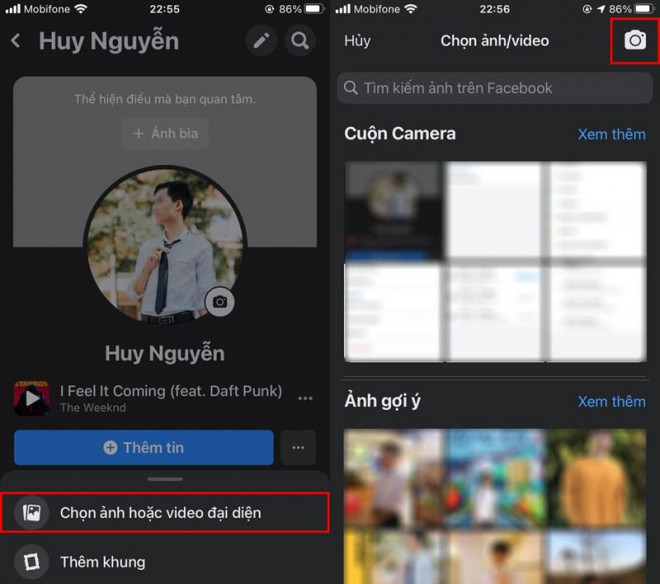 2 bước đơn giản thay ảnh đại diện bằng video trên Facebook - 1