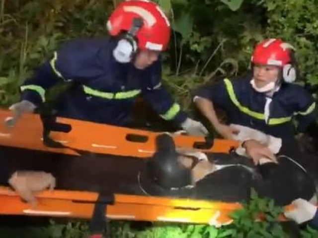 Tin tức trong ngày - Clip: Nghẹt thở cứu thanh niên nằm bất động dưới vực sâu tại bán đảo Sơn Trà