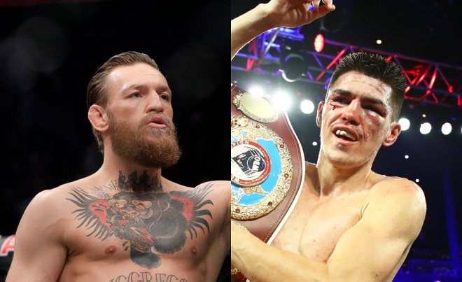 Nhà vô địch quyền anh&nbsp;Teixeira (bên phải) thách thức&nbsp;McGregor
