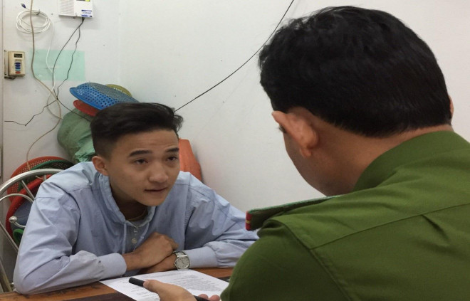 Cường mèo đã thừa nhận toàn bộ hành vi phạm tội của mình - Ảnh do công an cung cấp