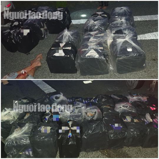 14.000 gói thuốc lá nhập lậu các loại bị bắt giữ.