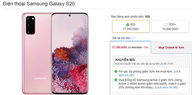 Galaxy S20 và iPhone 11 đua nhau giảm giá - 1