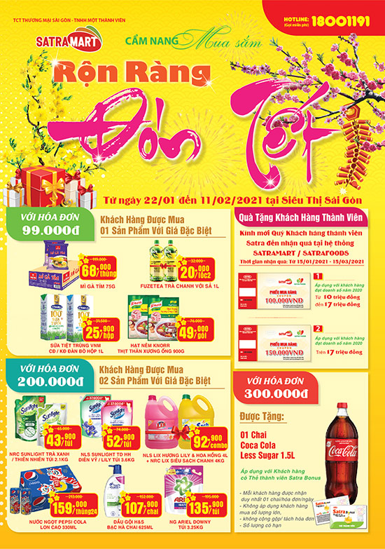 Hệ thống bán lẻ SATRA khuyến mãi tới 50% dịp Tết Tân Sửu 2021 - 5