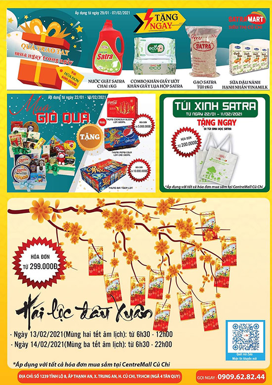 Hệ thống bán lẻ SATRA khuyến mãi tới 50% dịp Tết Tân Sửu 2021 - 7