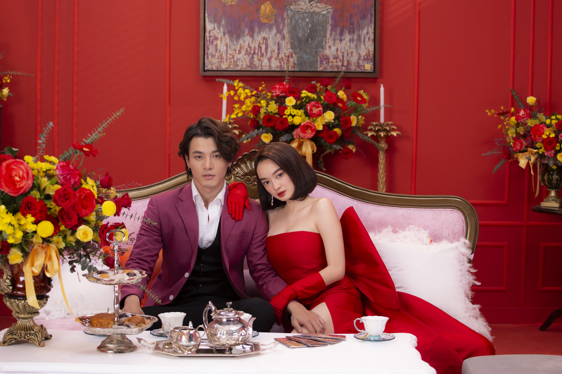 "Siêu vòng 1" Kaity Nguyễn cùng các chị đại Vbiz trổ tài "bắn rap" trong MV Tết - 7