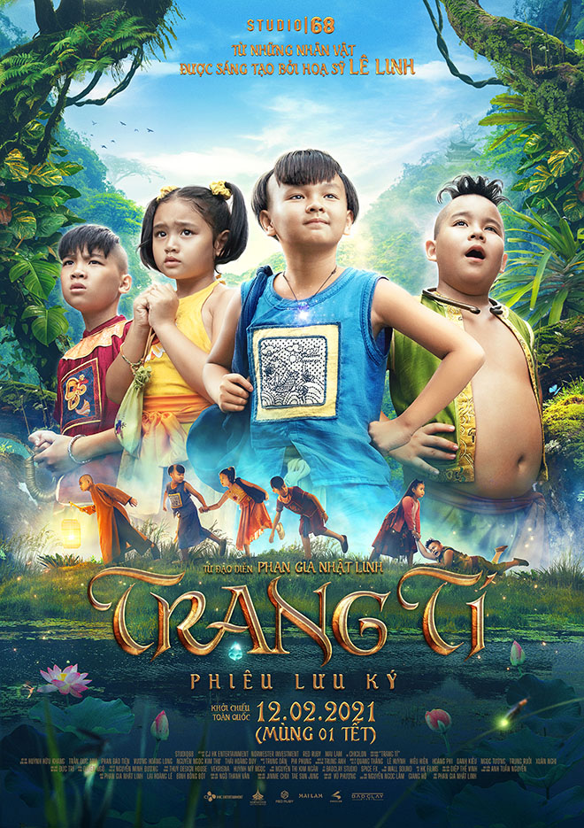 Poster phim "Trạng Tí Phiêu Lưu Ký" do Ngô Thanh Vân làm nhà sản xuất