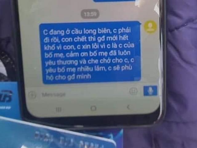 Pháp luật - Nam thanh niên nhảy cầu tự tử, nghi để lại tin nhắn xin lỗi mẹ