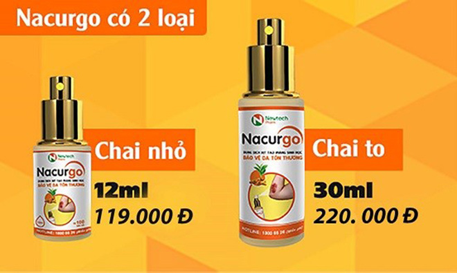 Dung dịch Nacurgo màng sinh học