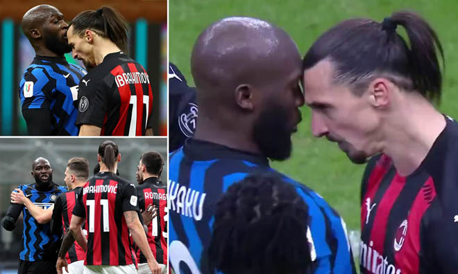 2 cựu SAO MU loạn đả ở derby Milan: Có đúng Ibrahimovic xúc phạm Lukaku? - 1