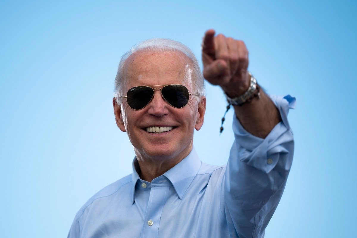 Ông Biden được dân chơi xổ số Mỹ ví như “thần tài” khi liên tục có người trúng số sau lễ nhậm chức Tổng thống (ảnh: SCMP)