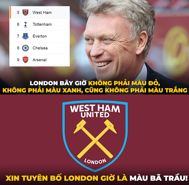 Giờ thì biết ai mới là "trùm" của London rồi chứ.