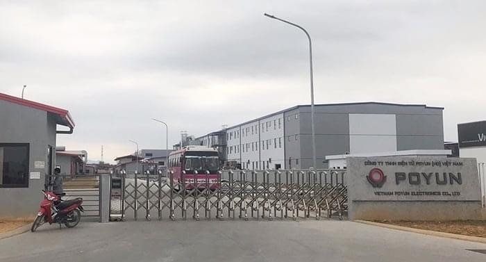 Công ty TNHH POYUN tại Chí Linh, Hải Dương