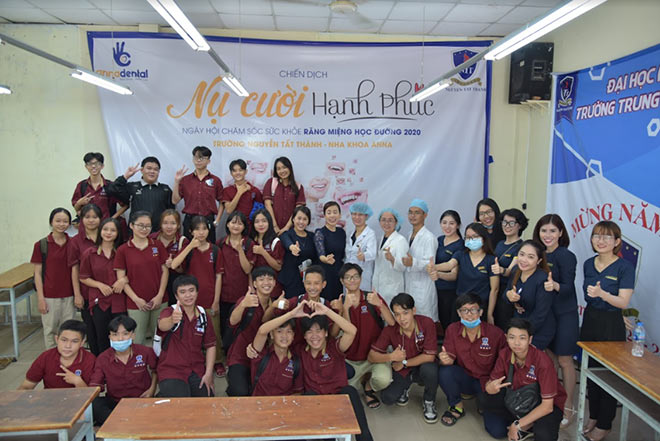 12/9/2020, chiến dịch “nụ cười hạnh phúc” tại trường TC Nguyễn Tất Thành&nbsp;