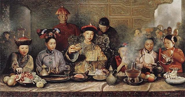 Một bữa tiệc của hoàng đế Trung Quốc. Ảnh minh họa.&nbsp;