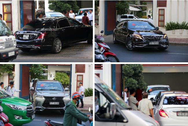 Dàn siêu xe trăm tỷ trong đám cưới thiếu gia Phan Thanh. Ảnh: Afamily.