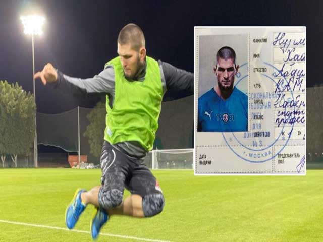 Thể thao - Chuyện thật như đùa: "Đại bàng" Khabib bỏ UFC, gia nhập đội bóng Nga?