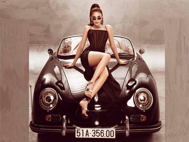 Tin tức ô tô - Ngọc Trinh nóng bỏng bên "hàng hiếm" Porsche Speedster 356A