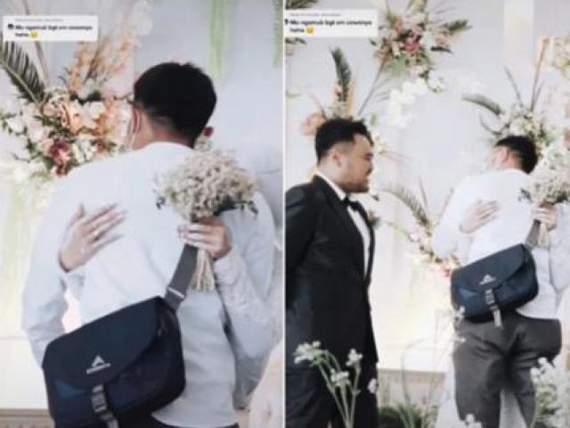 Bạn trẻ - Cuộc sống - Đang tổ chức hôn lễ, cô dâu ôm chầm người yêu cũ, phản ứng của chú rể gây bất ngờ