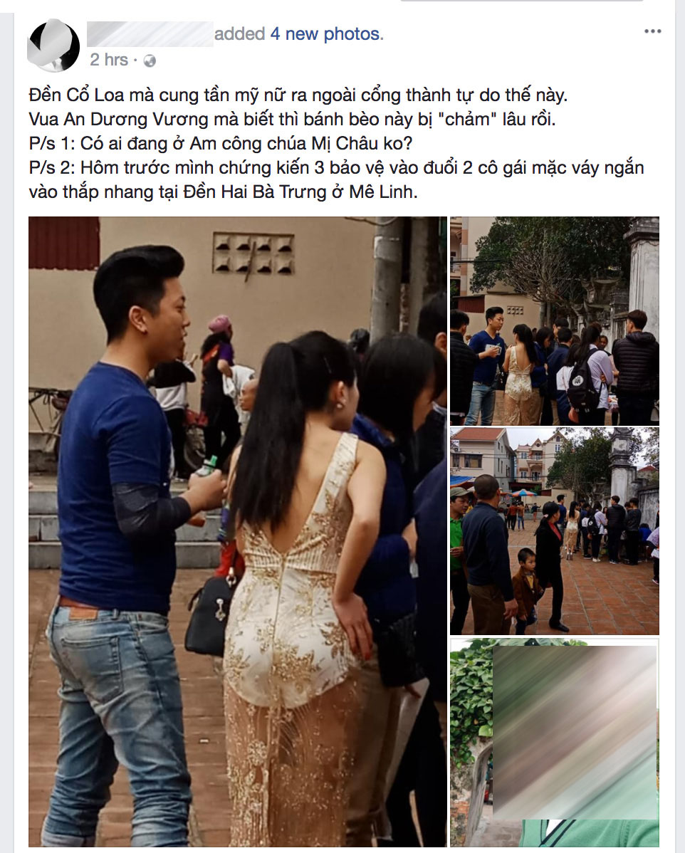 Cô gái mặc đồ như đi chơi khi đi lễ chùa đầu năm, bị cộng đồng mạng chỉ trích gay gắt.