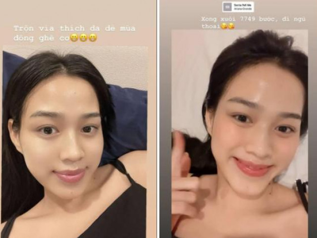 Làm đẹp - Hoa hậu Đỗ Thị Hà khoe mặt mộc 100% khiến cư dân mạng ngỡ ngàng