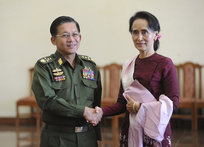 Tổng tư lệnh quân đội Min Aung Hlaing không chịu sự chi phối của lãnh đạo Myanmar Aung San Suu Kyi.