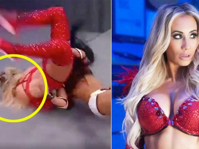 Thể thao - Mỹ nhân mặc bikini bay người tung đòn nhạy cảm bị ngã “sấp mặt”