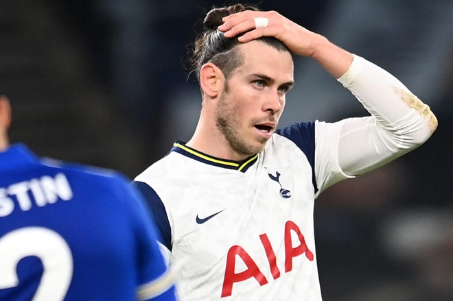 Bale đang vật lộn trong màu áo Tottenham