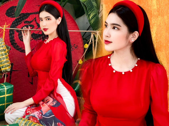 Bạn trẻ - Cuộc sống - Hai cô gái mặc áo dài "hấp dẫn không tưởng" khoe ảnh du xuân xinh như mộng