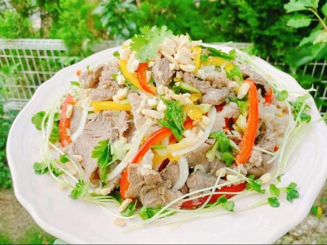 Ẩm thực - Gỏi bắp bò rau củ thanh mát, món ăn chống ngán cực ngon ngày Tết