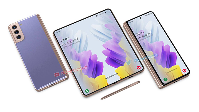 Galaxy Z Fold3 phô diễn với bút stylus tuyệt đẹp - 1