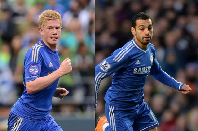 De Bruyne và Salah đều từng gây thất vọng tại Chelsea