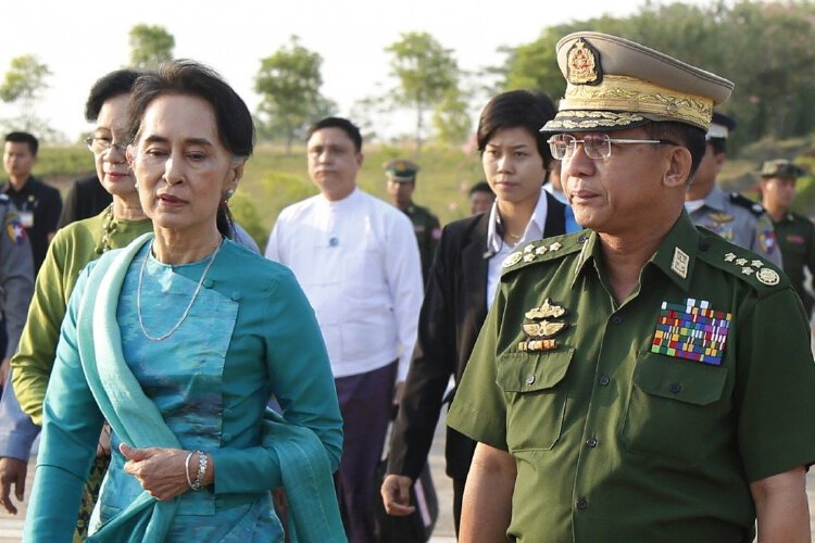 Thông tin về bà Aung San Suu Kyi bị quân đội giấu kín sau vụ đảo chính (ảnh: Aljazeera)