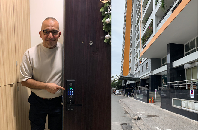 Khách hàng Mr Saeed tại căn hộ Riverside 4S