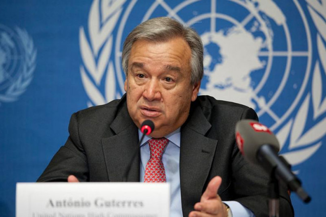 Tổng thư ký Liên Hợp Quốc Antonio Guterres. Ảnh: US MISSION