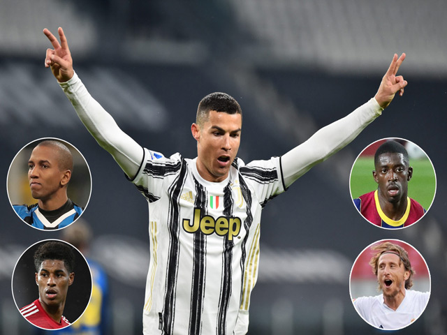 Đội hình 11 sao tuổi “Sửu” mạnh nhất hiện tại: Ronaldo đá cặp với Rashford và ai?