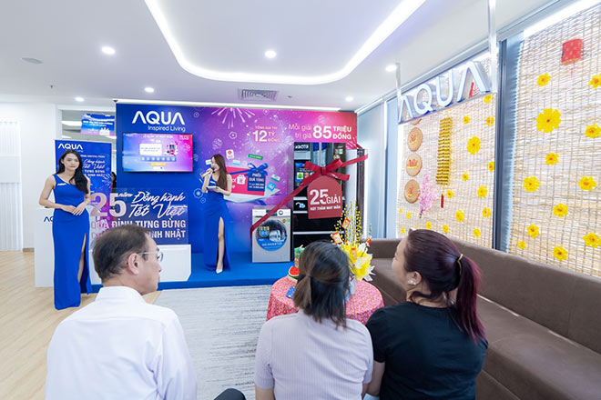 Aqua Việt Nam đã trao lộc tri ân khách hàng mừng Xuân Tân Sửu - 1