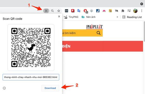 Cách kích hoạt tính năng tạo QR Code trên Google Chrome - 5