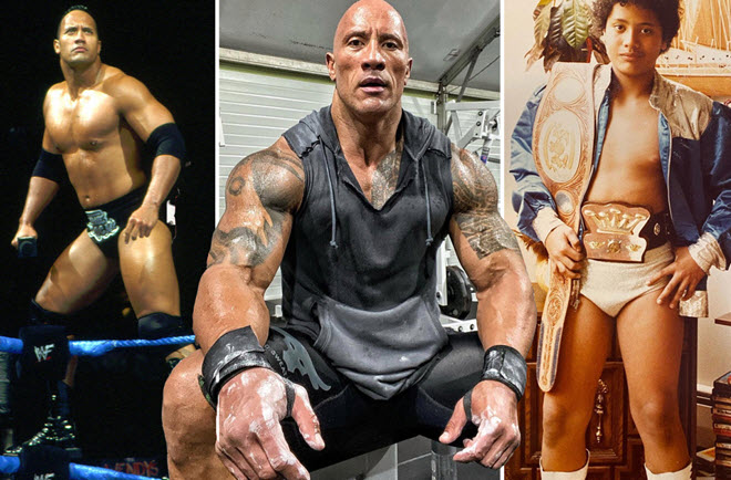 Huyền thoại WWE “The Rock” thành SAO Hollywood: Cơ bắp biến đổi kinh ngạc