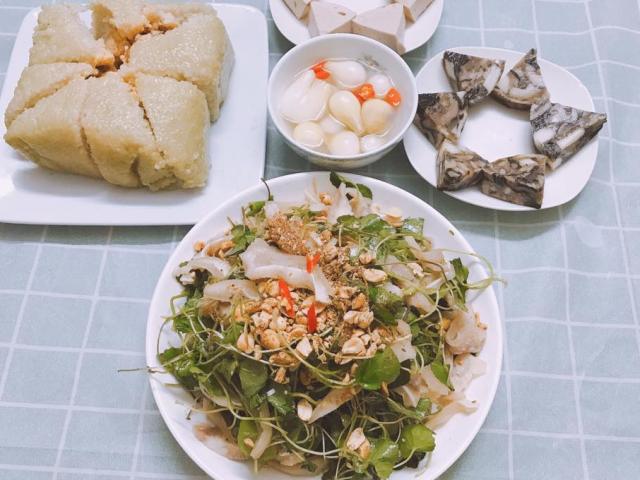 Ẩm thực - Đổi vị ngày Tết với món nộm rau má tai lợn thanh mát