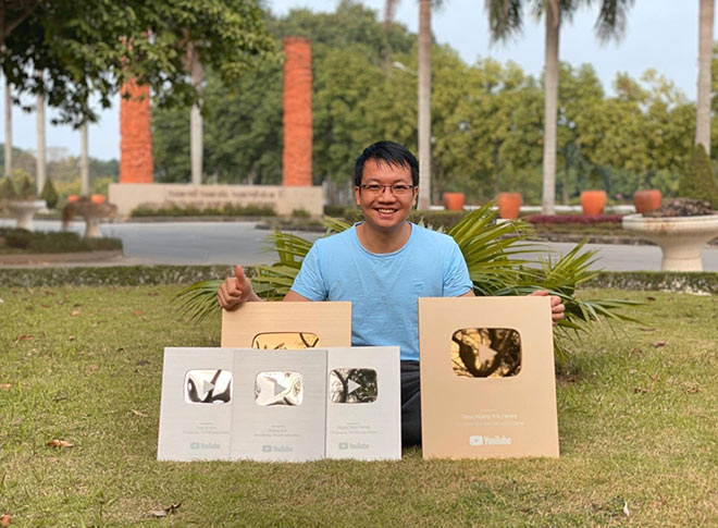 Những thành quả anh đã đạt được ở lĩnh vực Youtube