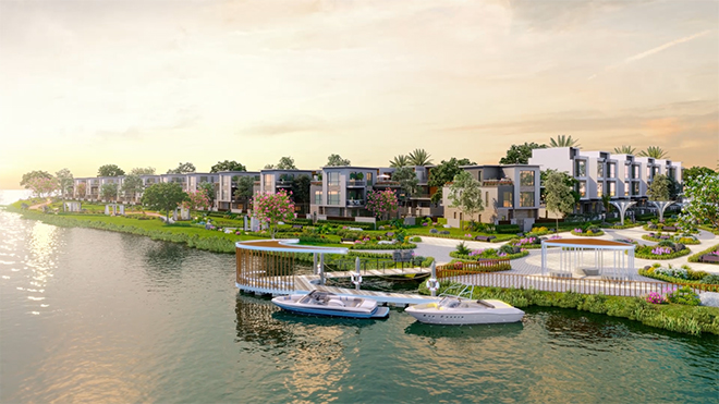 Không gian sống sinh thái tiện nghi tại Aqua City đã chinh phục gia đình nghệ sĩ Kim Xuân.