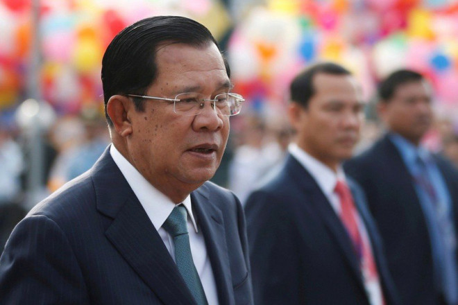 Thủ tướng Campuchia Hun Sen. Ảnh: REUTERS