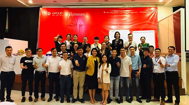 Một buổi đào tạo chuyển đổi số của DTS