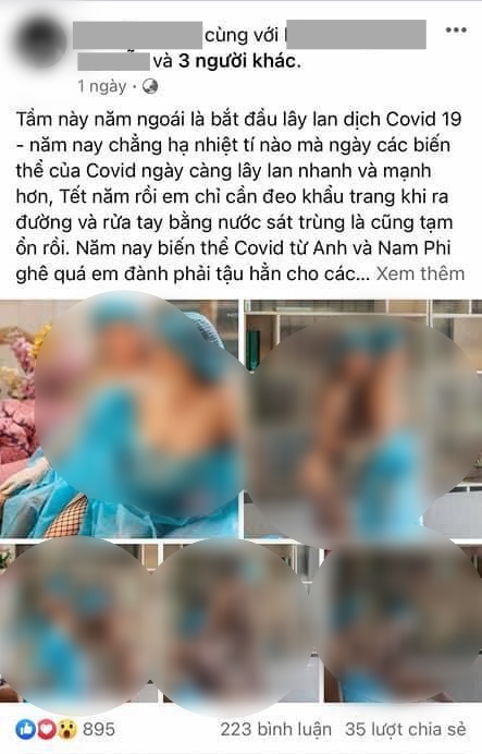 Diện trang phục y tế nhưng phản cảm: Loạt người đẹp này bị "ném đá" không thương tiếc - 1