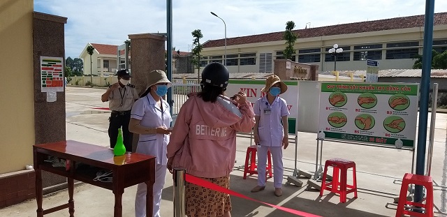 Trung tâm Y tế thị xã Hoài Nhơn, Bình Định tăng cường triển khai công tác phòng, chống dịch bệnh COVID-19 (Ảnh Thùy Vy)
