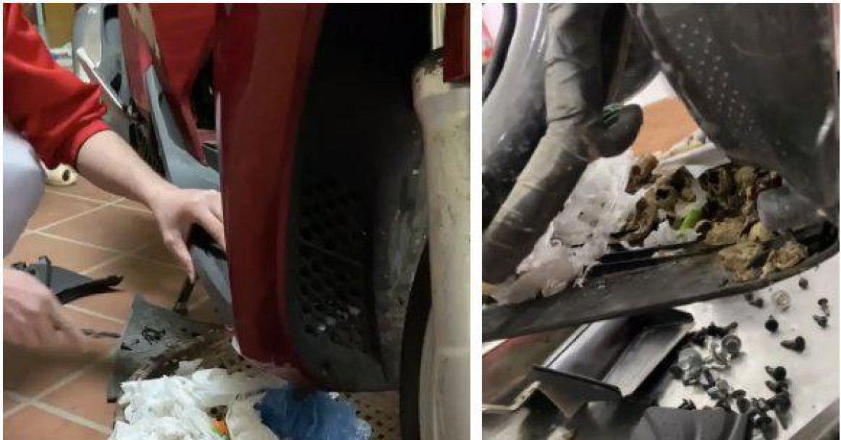 Bạn trẻ - Cuộc sống - Dân mạng "đứng hình" trước cảnh đống rác khổng lồ nằm trong xe ga